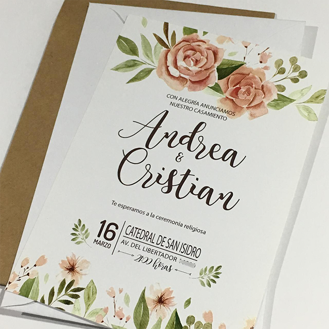 Tarjeta para ocasión